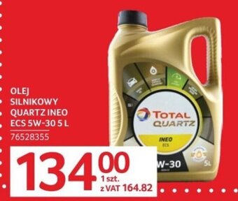 Selgros OLEJ SILNIKOWY QUARTZ INEO ECS 5W-30 5 L oferta