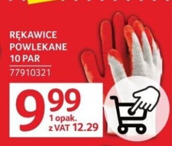 Selgros RĘKAWICE POWLEKANE 10 PAR oferta