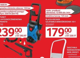 Selgros BLACK+DECKER SZLIFIERKA MIMOŚRODOWA 18 V oferta