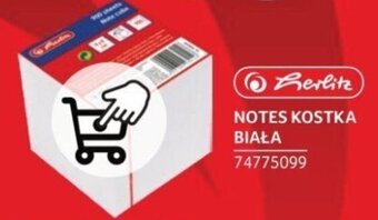 Selgros NOTES KOSTKA BIAŁA oferta
