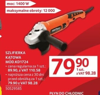 Selgros SZLIFIERKA KĄTOWA MOD.KD1724 oferta