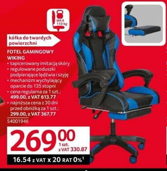 FOTEL GAMINGOWY WIKING