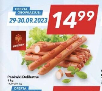 Lewiatan Sokołów Parówki Delikatne 1 kg oferta