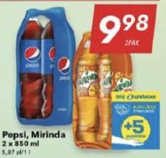 Lewiatan Pepsi, Mirinda 2 x 850 ml oferta