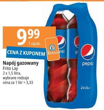 E.Leclerc Napój gazowany Frito Lay 2x1,5l oferta