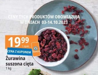 E.Leclerc Żurawina suszona cięta 1kg oferta
