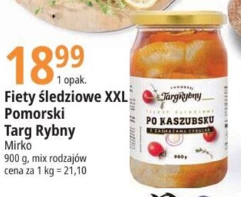 E.Leclerc Fiety śledziowe XXL Pomorski Targ Rybny Mirko 900g oferta
