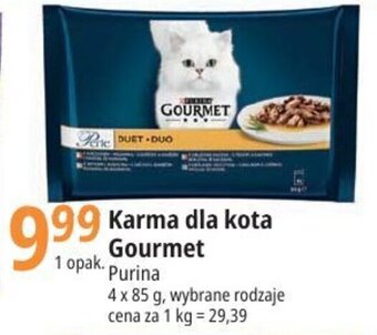 E.Leclerc Karma dla kota Gourmet Purina 4x85g oferta
