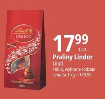 E.Leclerc Praliny Lindor Lindt 100g oferta