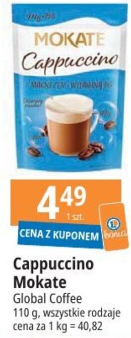 E.Leclerc Cappuccino Mokate Global Coffee 110 g oferta