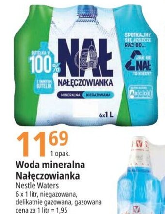 E.Leclerc Woda mineralna Nałęczowianka Nestle Waters 6x1l oferta