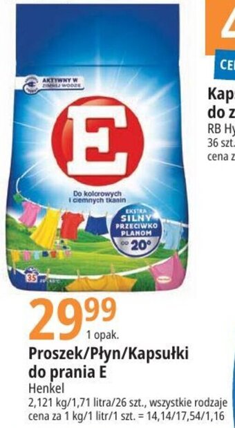 E.Leclerc Proszek/Płyn/Kapsułki do prania E Henkel 2,121kg/1,71l/26szt. oferta