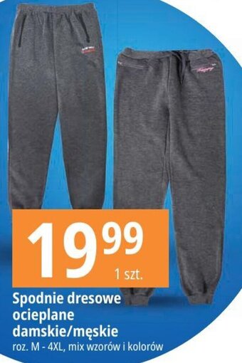 E.Leclerc Spodnie dresowe ocieplane damskie/męskie oferta