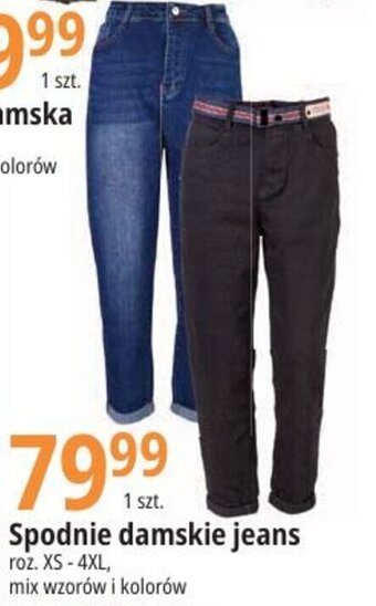 E.Leclerc Spodnie damskie jeans oferta