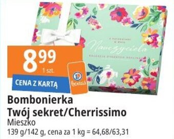 E.Leclerc Bombonierka Twój sekret/Cherrissimo Mieszko 139/142g oferta