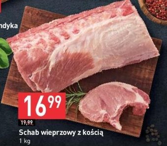 Stokrotka Market Schab wieprzowy z kością 1kg oferta