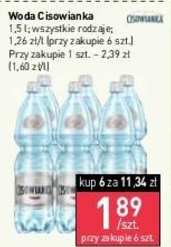 Stokrotka Market Cisowianka Woda 1,5 l oferta