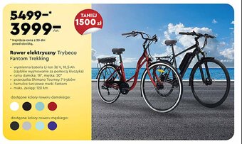 Biedronka Rower elektryczny fantom treking męski oferta