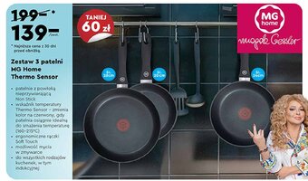 Biedronka Zestaw patelni thermo sensor oferta