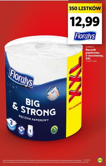 Lidl Ręcznik papierowy 3-warstwowy, XXL oferta