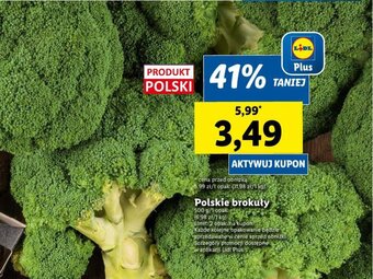 Lidl Polskie brokuły oferta