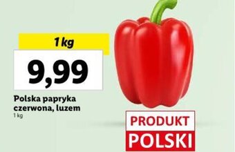 Lidl Polska papryka czerwona, luzem 1 kg oferta