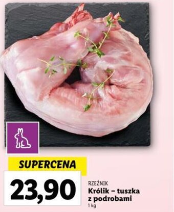 Lidl Królik - tuszka z podrobami 1 kg oferta