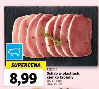 Lidl Schab w plastrach, cienko krojony 300 g oferta