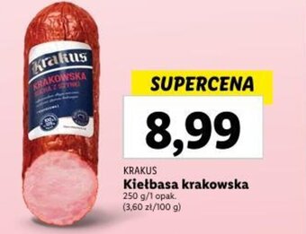 Lidl Kiełbasa krakowska 250 g oferta