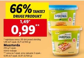 Lidl Musztarda oferta