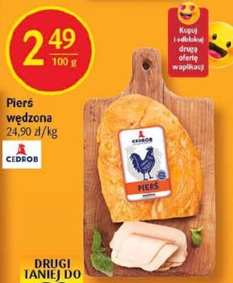 Delikatesy Centrum CEDROB Pierś wędzona 100 g oferta