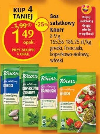 Delikatesy Centrum Sos sałatkowy Knorr 8-9 g oferta
