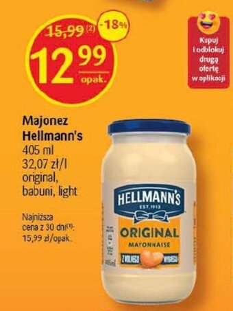 Delikatesy Centrum Majonez Hellmann's 405 ml oferta