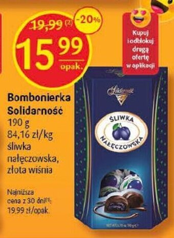 Delikatesy Centrum Bombonierka Solidarność 190 g oferta