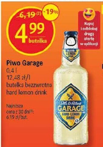 Delikatesy Centrum Piwo Garage 0,4 l oferta