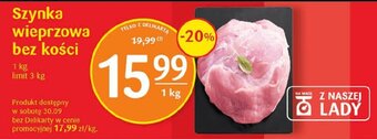 Delikatesy Centrum Szynka wieprzowa bez kości 1 kg oferta