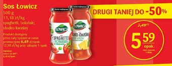 Delikatesy Centrum Sos Łowicz 500 g oferta