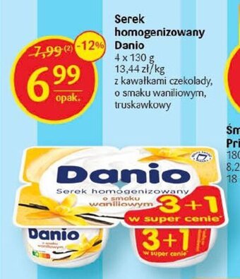 Delikatesy Centrum Serek homogenizowany Danio 4 x 130 g oferta