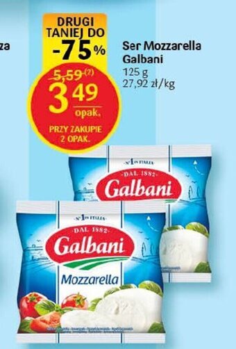 Delikatesy Centrum Ser Mozzarella Galbani 125 g oferta