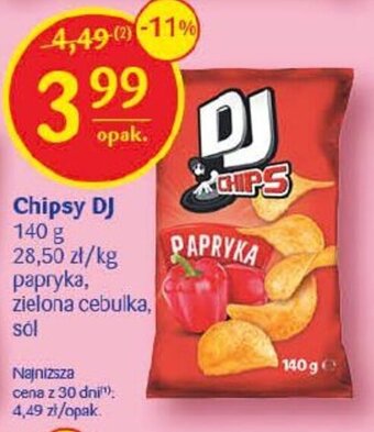 Delikatesy Centrum Chipsy DJ 140 g oferta