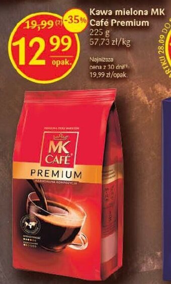Delikatesy Centrum Kawa mielona MK Café Premium 225 g oferta