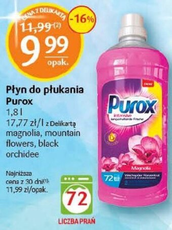 Delikatesy Centrum Płyn do płukania Purox 1,8 l oferta