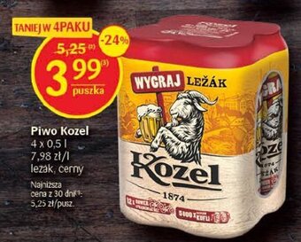 Delikatesy Centrum Piwo Kozel 4 x 0,5 l oferta