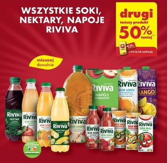 Biedronka WSZYSTKIE SOKI, NEKTARY, NAPOJE RIVIVA oferta