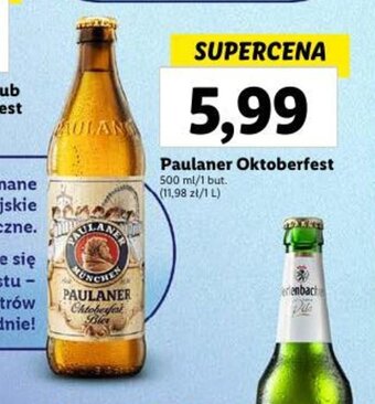Lidl Paulaner Oktoberfest 500 ml oferta
