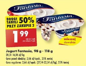 Biedronka Jogurt Fantasia, 98 g - 118 g oferta