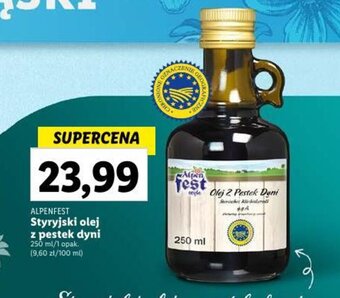 Lidl Styryjski olej z pestek dyni 250 ml oferta
