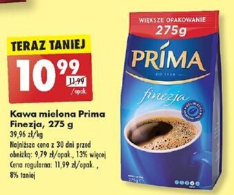 Biedronka Kawa mielona Prima Finezja, 275 g oferta