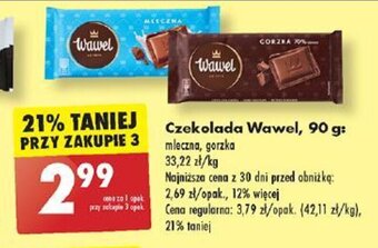 Biedronka Czekolada Wawel, 90 g oferta