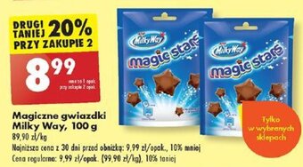 Biedronka Magiczne gwiazdki Milky Way, 100 g oferta